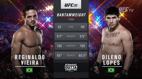 UFC 190 - Reginaldo Vieira vs Dileno Lopes - Aug 1, 2015