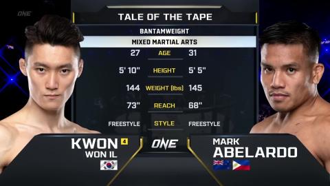 ONE Championship 163 - Won Il Kwon vs Mark Abelardo - Nov 19, 2022