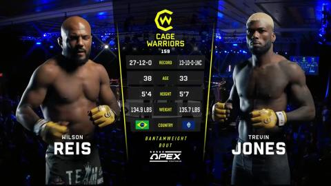 Cage Warriors 159 - Trevin Jones vs Wilson Reis - September 7, 2023
