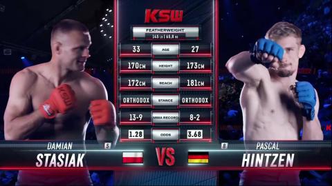 KSW 84 - Damian Stasiak vs Pascal Hintzen - July 14, 2023