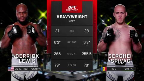 UFC Fight Night 218 - Derrick Lewis vs Serghei Spivac - Feb 04, 2023