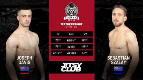 Eternal MMA 78 - Sebastian Szalay vs Joe Davis - September 7, 2023