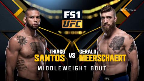 UFC 213 - Thiago Santos vs Gerald Meerschaert - Jul 9, 2017