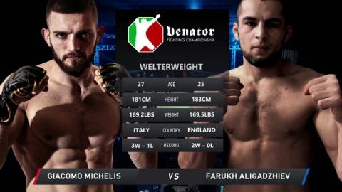 Venator FC 12 - Giacomo Michelis vs Farukh Aligadzhiev - Oct 8, 2022