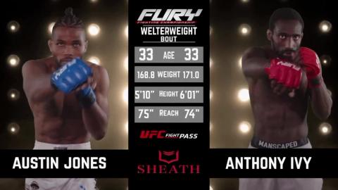 Fury FC 73 - Anthony Ivy vs Austin Jones - Jan 29, 2023