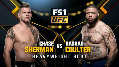 UFC 211 - Chase Sherman vs Rashad Coulter - May 13, 2017