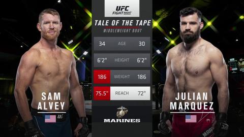 UFC on ABC 2 - Sam Alvey vs Julian Marquez - Apr 09, 2021