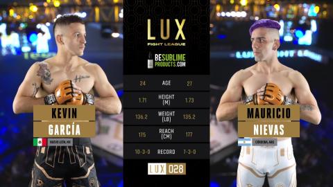 LUX 28 - Mauricio Nievas vs Kevin García - Nov 18, 2022