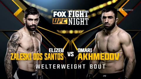 UFC on FOX 19 - Elizeu Zaleski dos Santos vs Omari Akhmedov - Apr 16, 2016