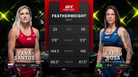 UFC on ESPN 48 - Yana Santos vs Karol Rosa - Jul 01, 2023