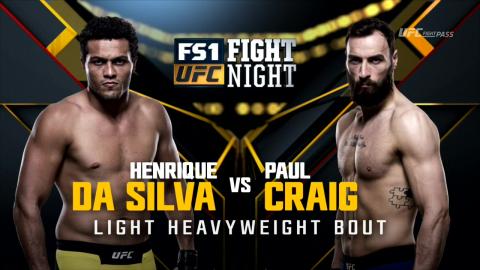 UFC on Fox 22 - Henrique da Silva vs Paul Craig - Dec 18, 2016