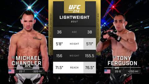 UFC 274 : Michael Chandler vs Tony Ferguson - May 7, 2022