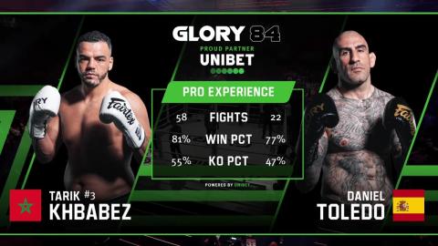 Glory 84 - Khbabez vs Toledo - March 11, 2023