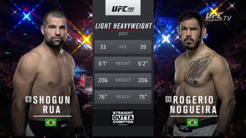 UFC 190 - Mauricio Rua vs Rogerio Nogueira - Aug 1, 2015