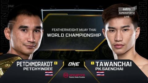 ONE 161 - Petchmorakot vs Tawanchai - Sep 29, 2022