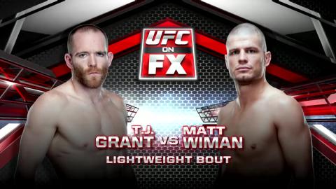 UFC on FOX 6 - TJ Grant vs Matt Wiman - Jan 26, 2013