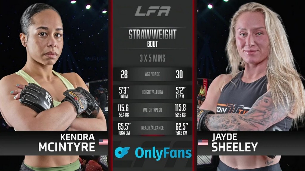 LFA 174 - Jayde Sheeley vs Kendra McIntyre - January 12, 2024