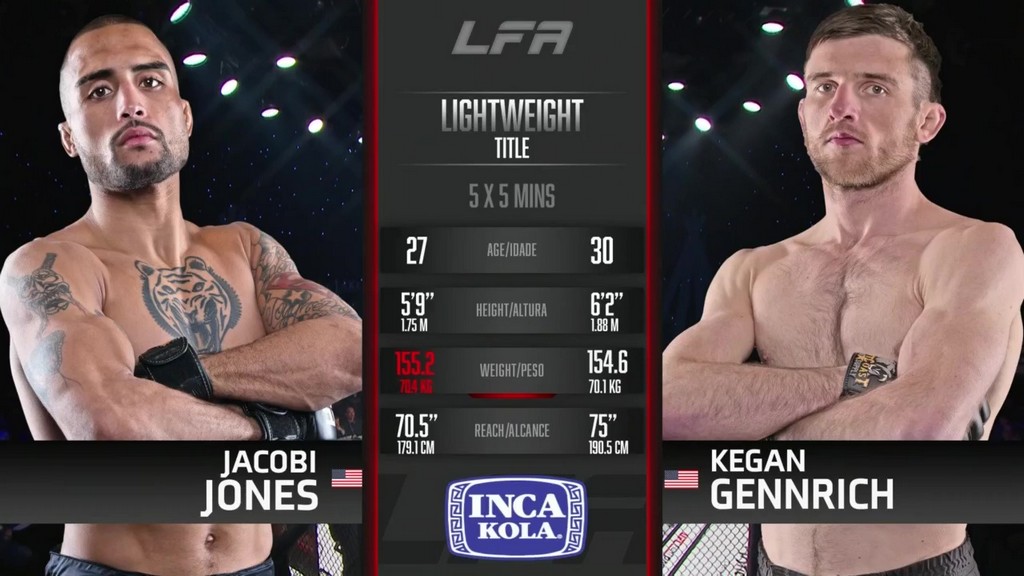 LFA 174 - Kegan Gennrich vs JaCobi Jones - January 12, 2024