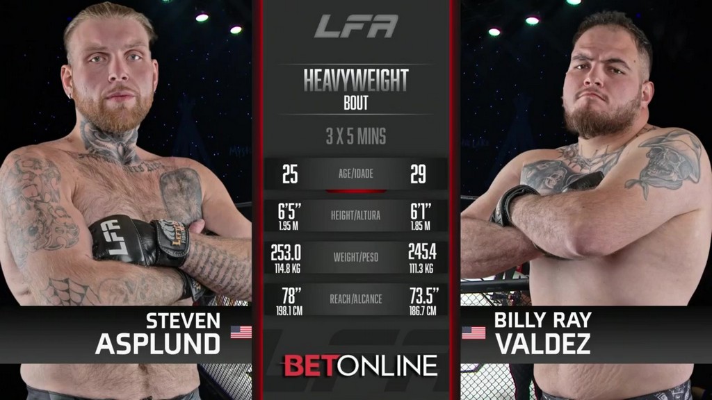 LFA 174 - Steven Asplund vs Billy Ray Valdez - January 12, 2024