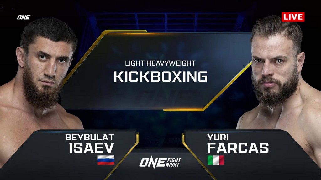 ONE Fight Night 18 - Beybulat Isaev vs Yuri Farcas - January 12, 2024