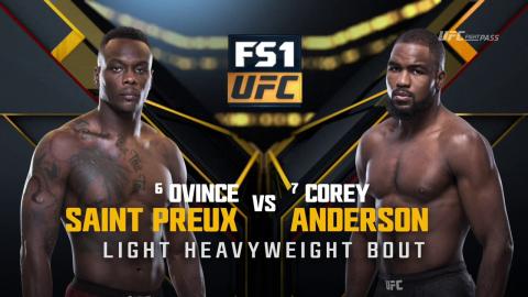 UFC 217 - Ovince Saint Preux vs Corey Anderson - Nov 4, 2017