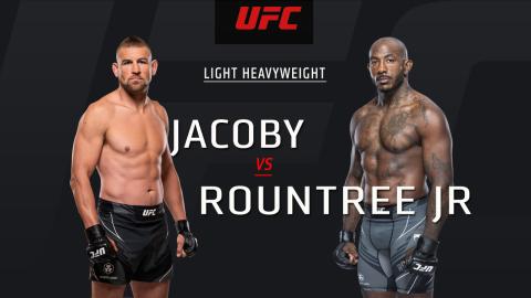 UFC Fight Night 213 - Dustin Jacoby vs Khalil Rountree Jr - Oct 30, 2022