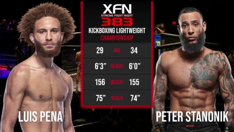 XFN 383 - Luis Pena vs Peter Stanonik - Oct 14, 2022