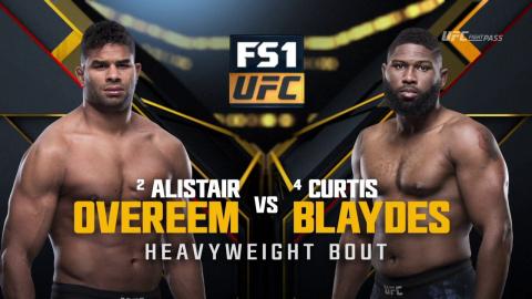 UFC 225 - Alistair Overeem vs Curtis Blaydes - Jun 9, 2018