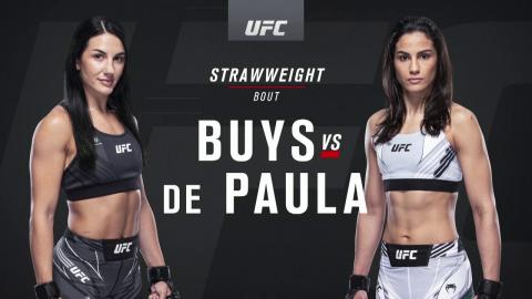 UFC on ESPN 28 - Cheyanne Vlismas vs Gloria de Paula - Jul 31, 2021
