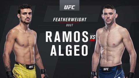 UFCFN 188 - Ricardo Ramos vs Bill Algeo - May 22, 2021