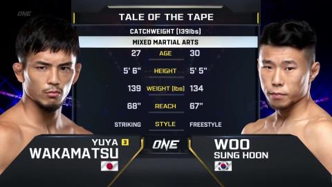ONE Championship 163 - Yuya Wakamatsu vs Sung Hoon Woo - Nov 19, 2022