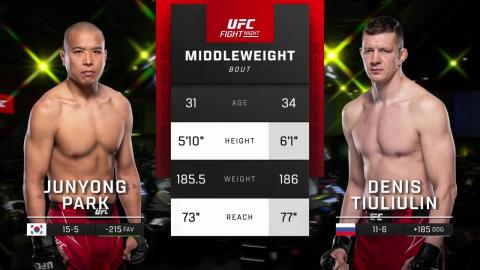 UFC Fight Night 218 - Junyong Park vs Denis Tiuliulin - Feb 04, 2023