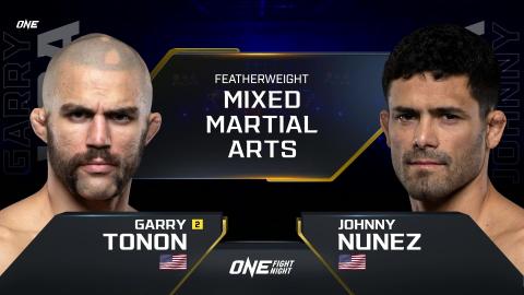 ONE on Prime 6 - Garry Tonon vs Johnny Nuñez - Jan 13, 2023