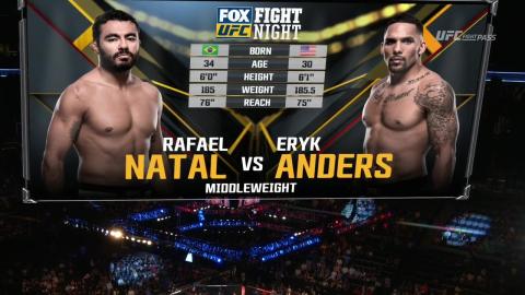 UFC on Fox 25 - Rafael Natal vs Eryk Anders - Jul 22, 2017