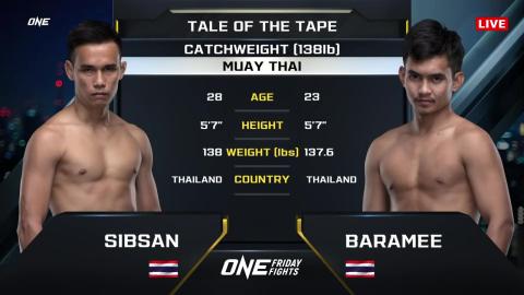 One Friday Fights 31 - S. Nokkhao KorMor11 vs Baramee Sujibamigiew - August 31, 2023