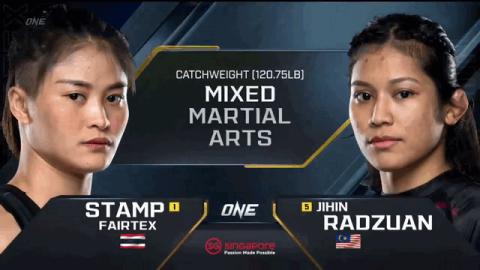 ONE on Prime Video 2 - Stamp Fairtex vs Jihin Radzuan - Sep 30, 2022