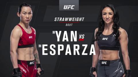 UFCFN 188 - Yan Xiaonan vs Carla Esparza - May 22, 2021