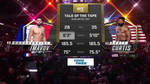 UFC 289 - Nassourdine Imavov vs. Chris Curtis - Jun 10, 2023