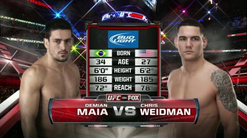 UFC on FOX 2 - Demian Maia vs Chris Weidman - Jan 28, 2012