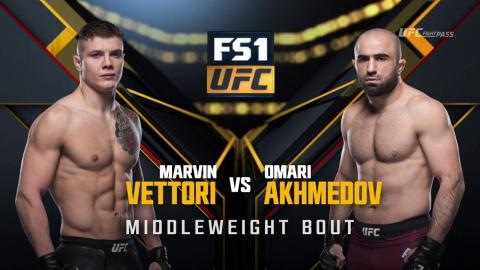 UFC 219 - Marvin Vettori vs Omari Akhmedov - Dec 30, 2017