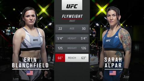 Erin Blanchfield vs. Sarah Alpar - Sep 18, 2021