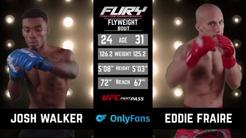 Fury FC 73 - Eddie Fraire vs Josh Walker - Jan 29, 2023