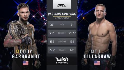 UFC 217 - Cody Garbrandt vs TJ Dillashaw - Nov 4, 2017