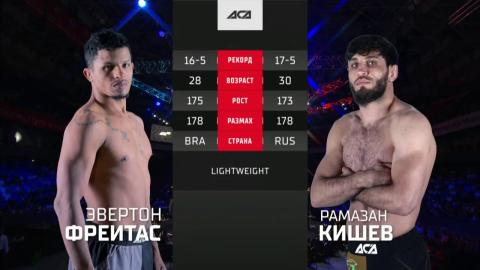 ACA 143 - Ramazan Kishev vs Evertom Freitas - Aug 27, 2022