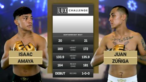 Lux Fight League 34 - Juan Zúñiga vs Isaac Vazquez - July 20, 2023