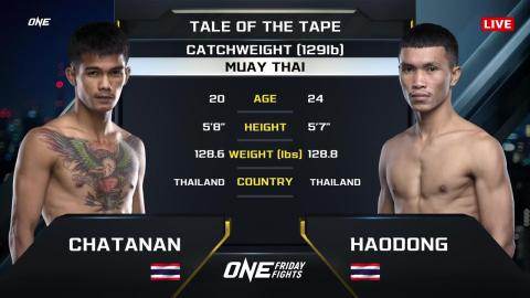 One Friday Fights 30 - ChatAnan Apichat vs Haodong Jitmuangnon - August 24, 2023