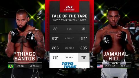 UFC on ESPN 40: Thiago Santos vs Jamahal Hill - Aug 7, 2022