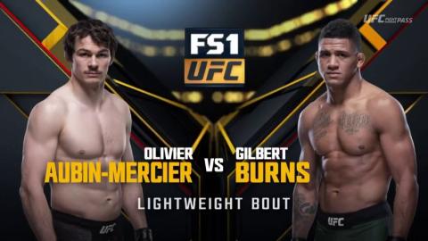 UFC 231 - Olivier Aubin Mercier vs Gilbert Burns - Dec 8, 2018