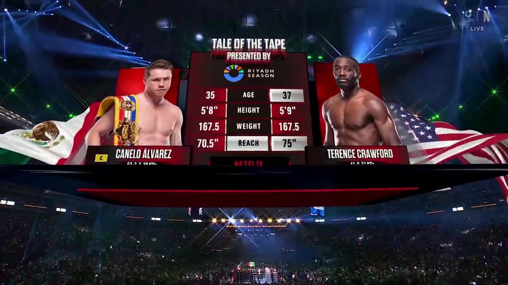 Boxing - Canelo Alvarez vs Terence Crawford - Sep 13, 2025