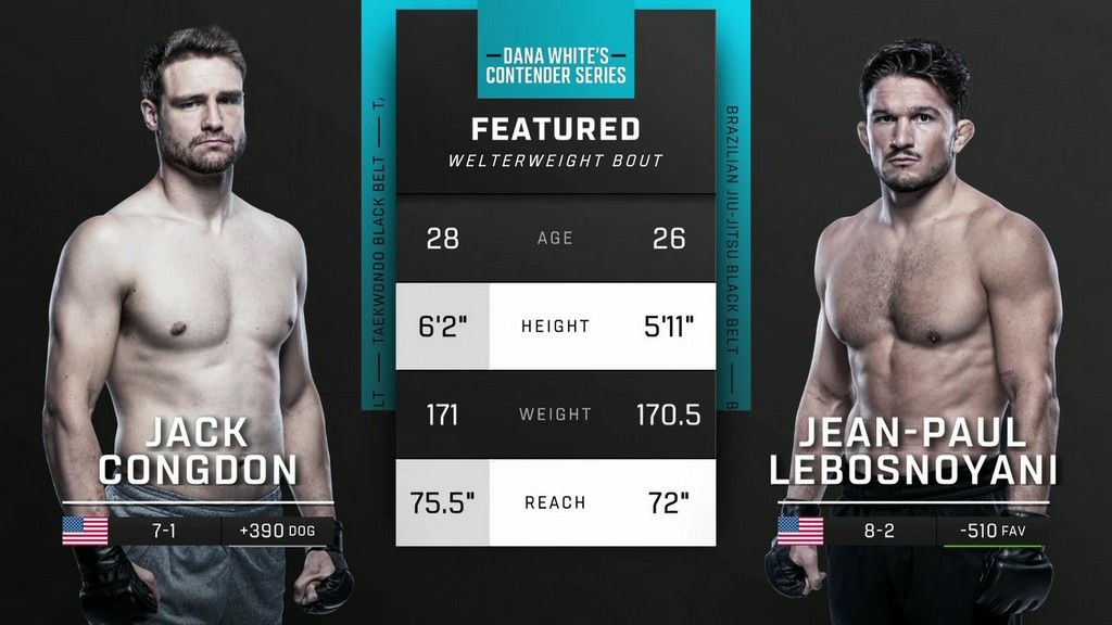 DWCS - S9W4 - Jack Congdon vs Jean-Paul Lebosnoyani - September 2, 2025